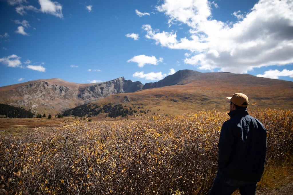 Fall hiking near Denver