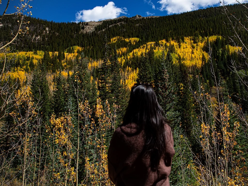 Fall hiking in Colorado