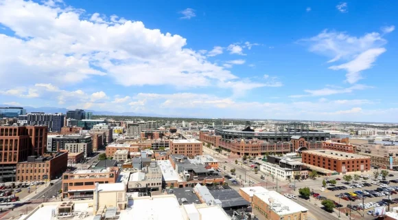 Downtown Denver apartment views