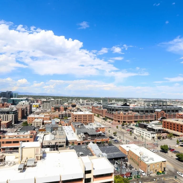 Downtown Denver apartment views